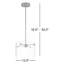 Luminaire suspendu cylindrique 1 lumière DEL Maija-1435323134