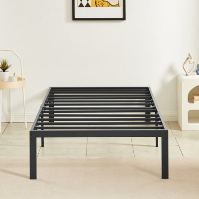 Blinni 14 Inch Heavy Duty Steel Platform Bed Frame No Box Spring Needed