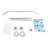Corner Shower Curtain Rod for Bathroom Bathtub