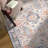 Distressed Vintage Sage Green Oriental Area Rug Machine Washable Non Slip Living Room Carpet-2037044391-2036583156
