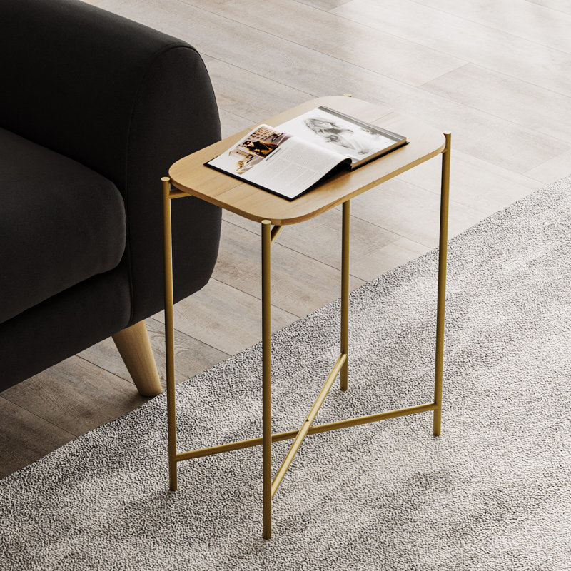 Glorias End Table, Gold