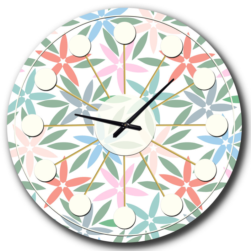 Horloge murale rétro Mid-Century, Petit