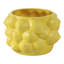Pot à fleurs en céramique texturée avec design en forme d'ampoule sculptée et trou de drainage intégré pour une présentation intérieure / extérieure-284521507-285189714