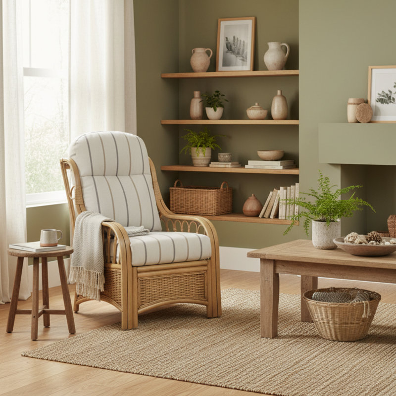 Thornby Wicker Armchair
