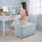 Large Corduroy Storage Ottoman Bench, Rectangular Foot Rest With Hidden Storage For Bedroom, Living Room, Or Entryway-1528740792