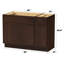 Base de meuble-lavabo simple 45 po seulement-96922965