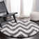 Helenie Shag Hand Tufted Performance Chevron Rug