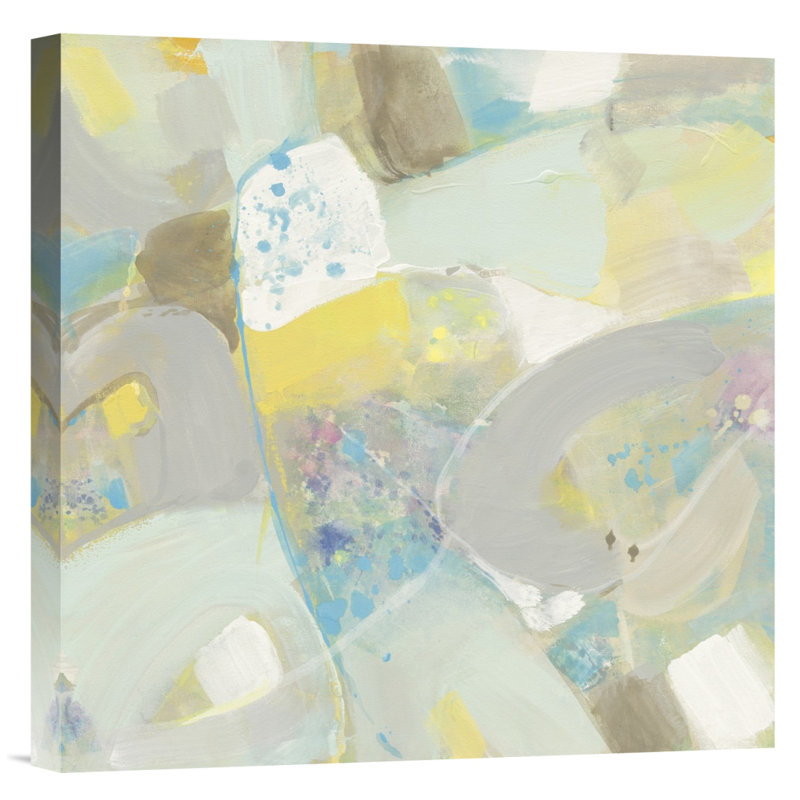 " White Rock II " Print, 18" H x 18" W, Wrapped Canvas, No Mat