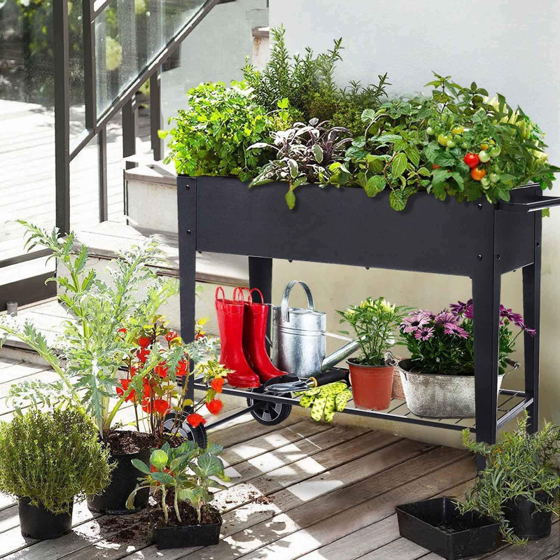Brookston Metal Raised Garden Bed