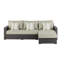 Canapé modulaire avec coussins Laguna de Serta