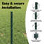 Fence with Post Segment Outdoor Barrier Garden Terrace Divider Boundary-1787244576-1787244767