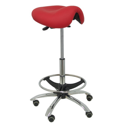 Adjustable Height Ergonomic Active Stool with Footrest