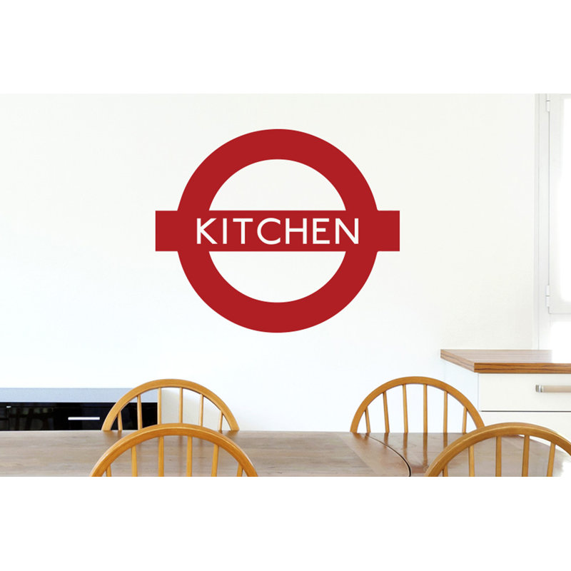 Wall Decal, Dark Red, Large