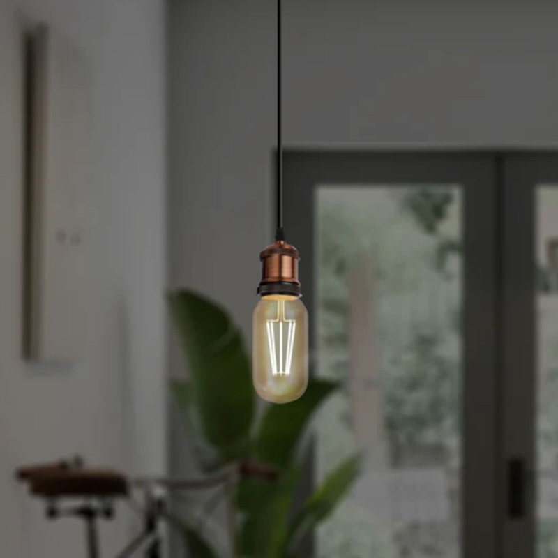 1 - Light Simple Pendant, Copper