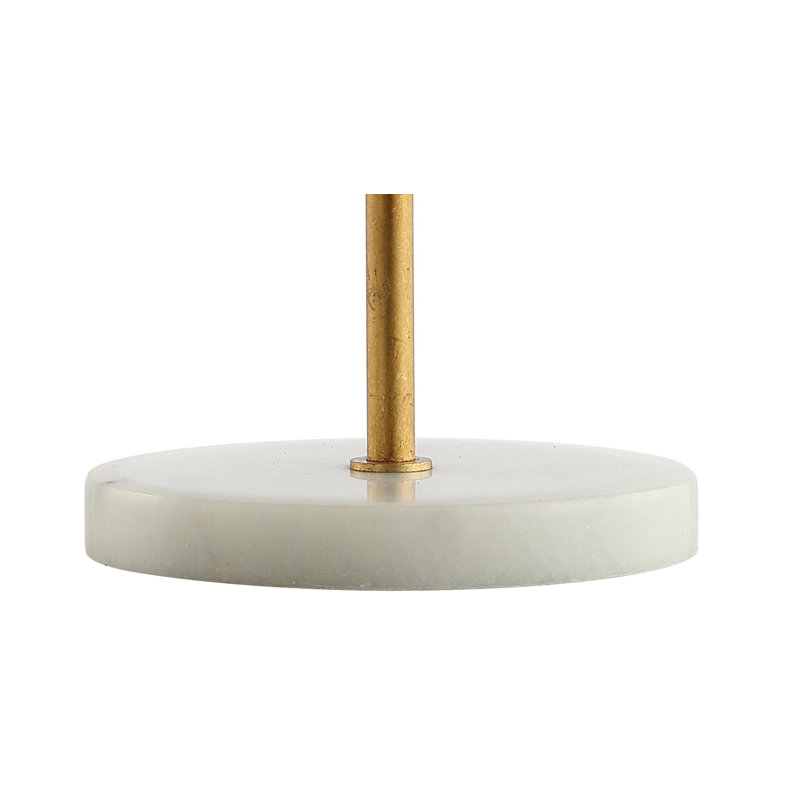 Lampe de table 21 po Marr, Doré / Blanc