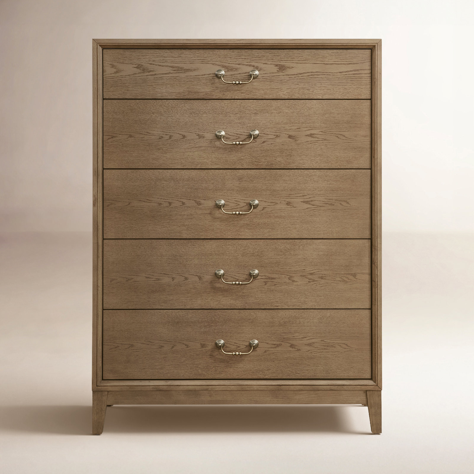 Bartlett 5 Drawer Chest, Brown