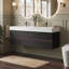 Wall Mounted Single Double Vanity Bathroom Vanity With Solid Surface Top-1313688825