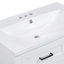 Ensemble de meuble-lavabo 30 po avec lavabo, armoire de salle de bain blanche avec tiroirs, structure solide et panneau de fibres à densité moyenne-488930242