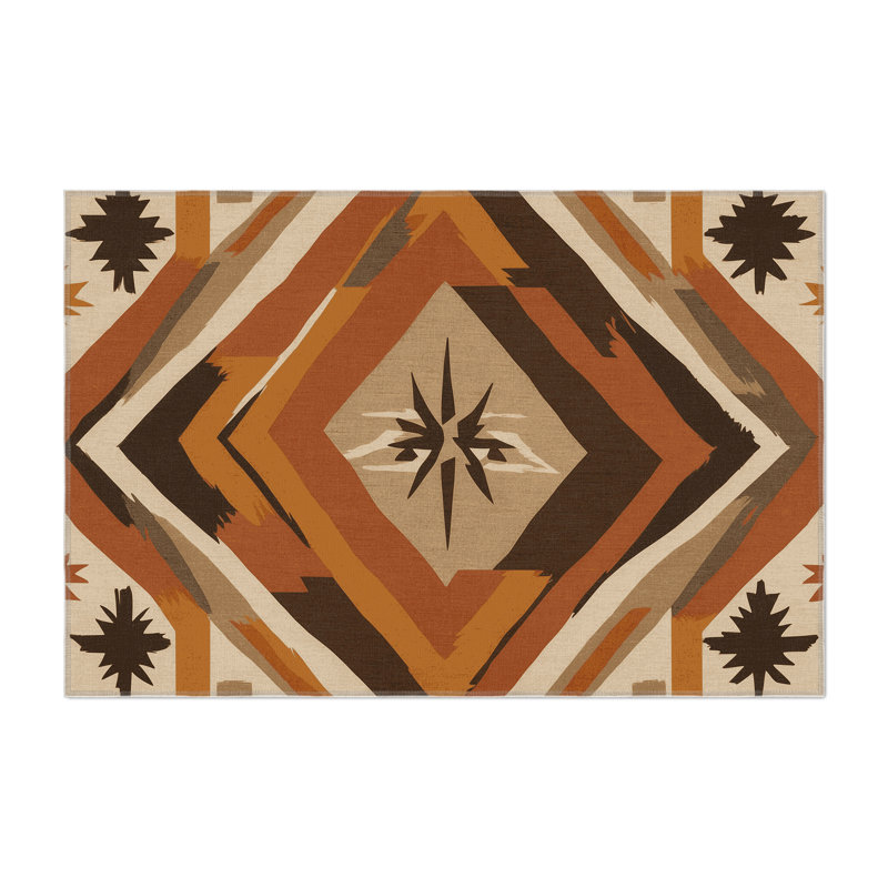 Sandstone Dreams Indoor And Outdoor Area Rug, Rectangle 5' x 7'