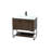 Rozell 36 " W Freestanding Standard 1 Single Vanity Bathroom Vanity With Engineered Marble Top-1327912169