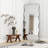 Tierone Wavy Metal Rectangle Full Length Mirror