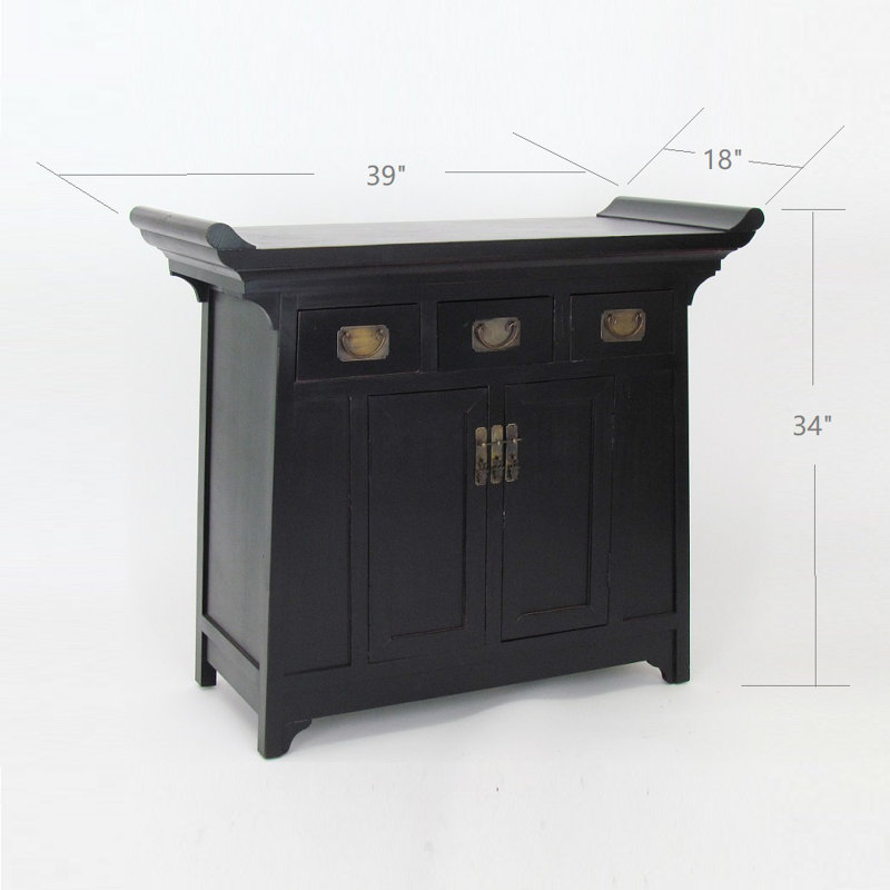 Scholl Accent Cabinet, Black