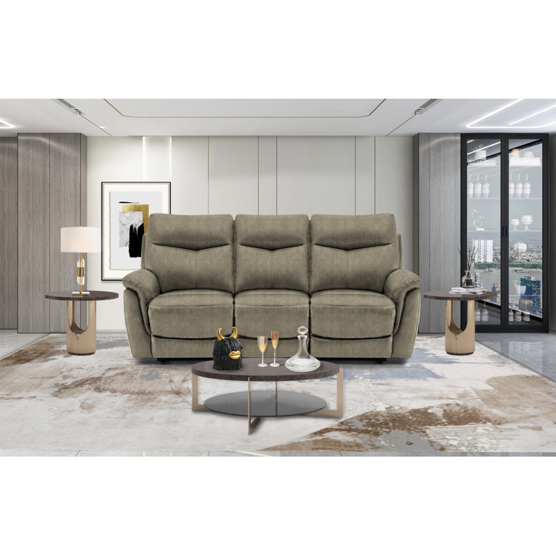 Holland 3 Seater Manual Recliner, Sage, Power