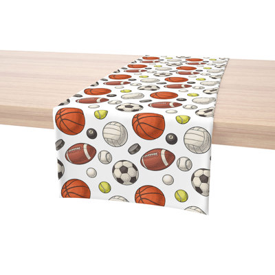 Table Runner, 100% Cotton, 16X72", Athletics