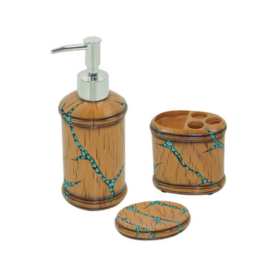 Inlay Bathroom Accessory Set