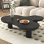 Solid wood retro multi-functional tea table