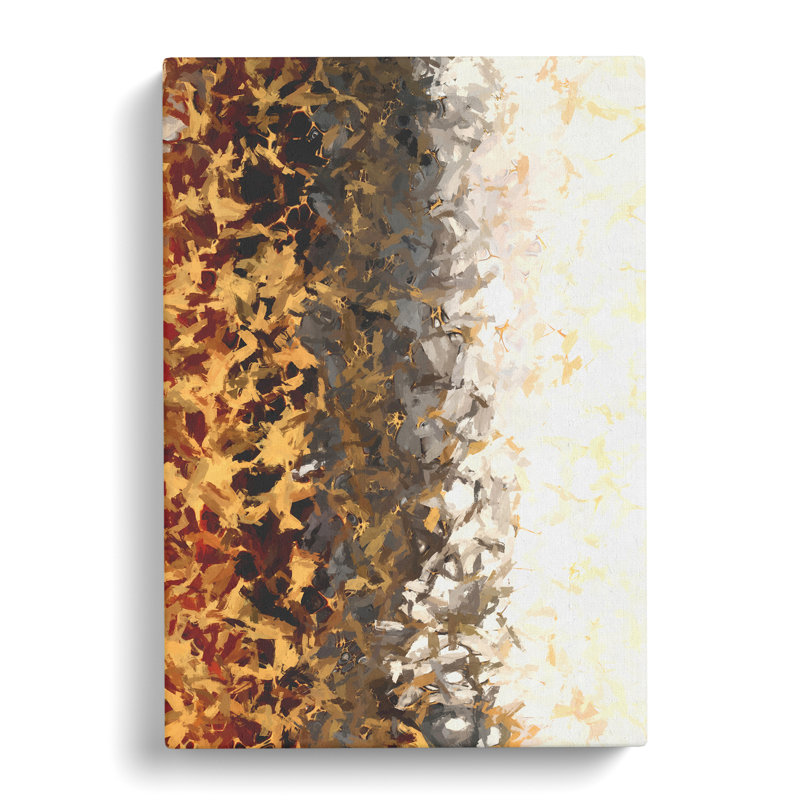 Divided Abstract - Wrapped Canvas Print, 50cm H x 35cm W x 3cm D