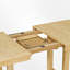 Ensemble de salle à manger extensible 7 pièces en bois massif 7 pièces-1908247796