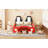 Twin Size Race Car-Shaped Platform Bed With Wheels-1117758064