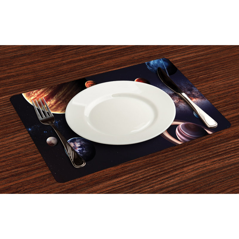 Polyester Abstract Rectangle Placemat