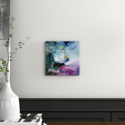 Abstract Nebulosa Abstract, Modern & Contemporary Blue by Oliver Gal - Wrapped Canvas Graphic Art