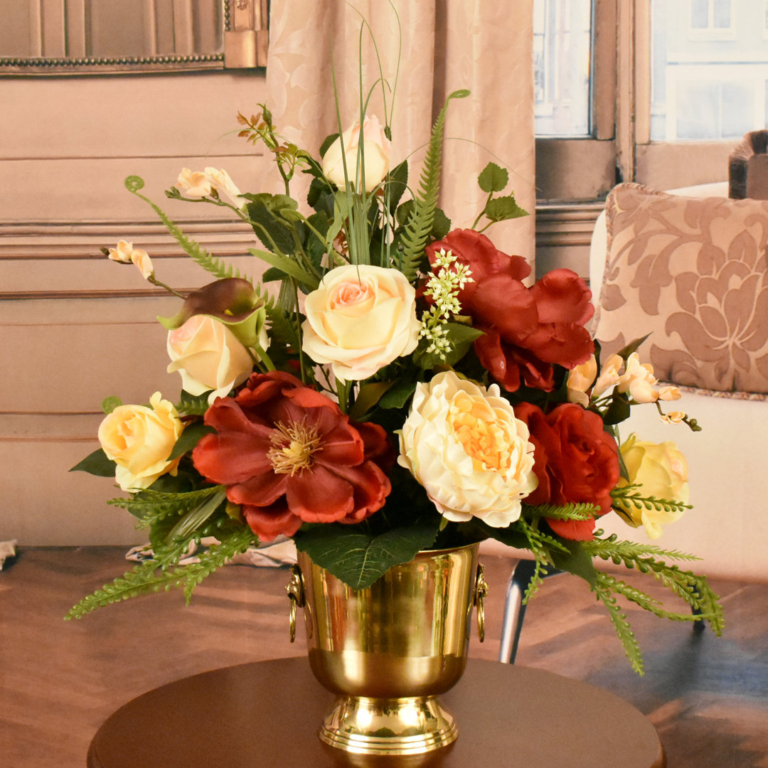 Faux Silk Arrangement in Vase Primrue