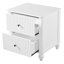 Table de chevet 23 po avec 2 tiroirs