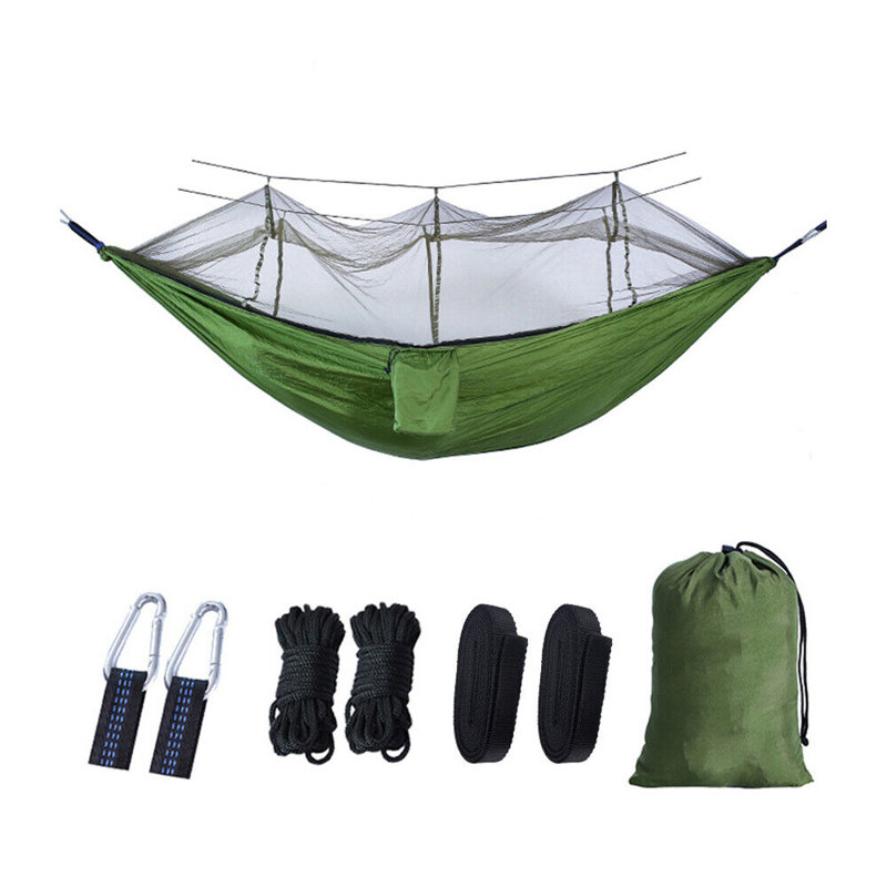 Hamac double Glenville, Vert / gris