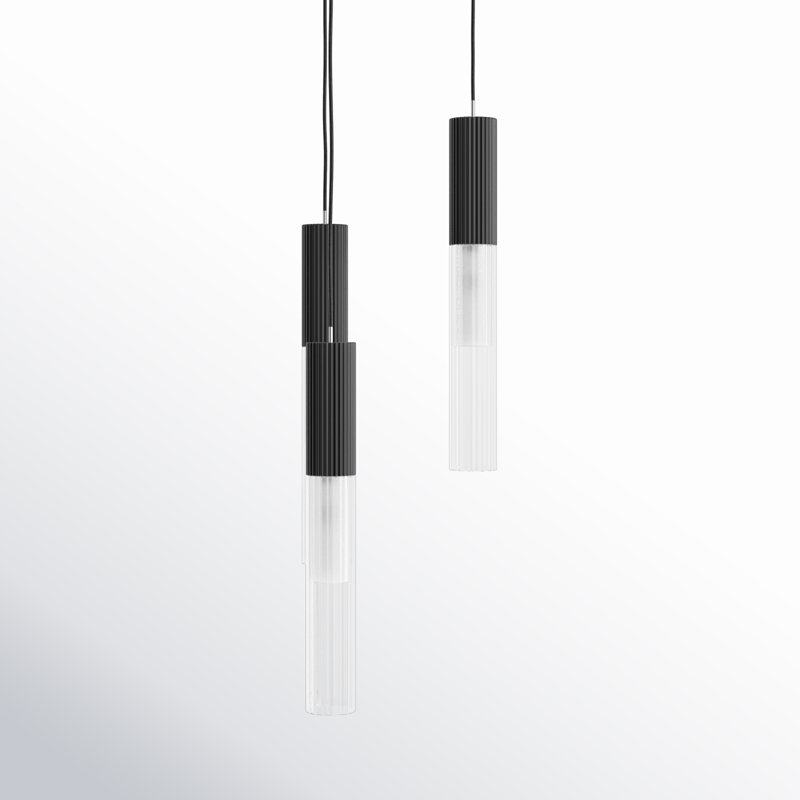 Colbie 3 - Light Black LED Cluster Pendant