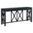 60''Acacia Veneer Console Table With 4 Spacious Drawers, Modern Crisscross Design Entryway Table With Open Bottom Storage-375586034