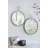Circle Wall Mirror With Iron Frame-1453768886