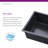 30'' L Single Bowl Quartz Kitchen Sink-55020353