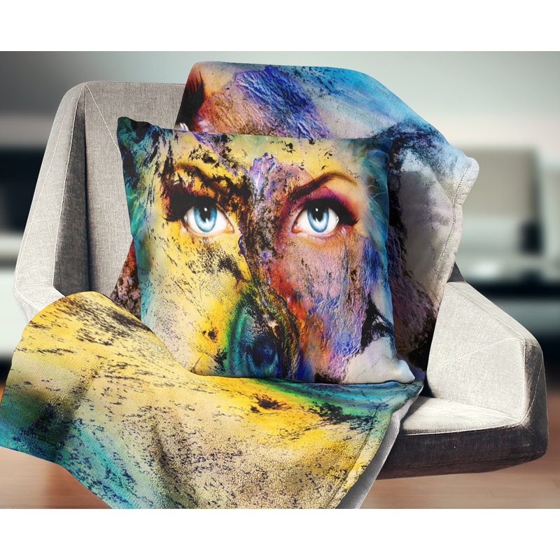 Oreiller à la terre et coussin humain animal planet, 18 po x 18 po, Coussin décoratif