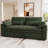 Manuel Corduroy Comfortable 2-Seat Sofa Apartment Couch With Detachable Doublelayered Seat Cushion-2028230464