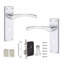Scroll Astrid Door Handles Lever Lock