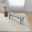 Banc rembourré en tissu-1098355989