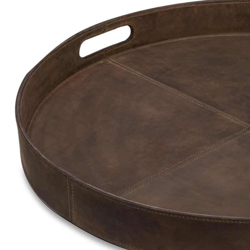 Derby Decorative Tray, Brown
