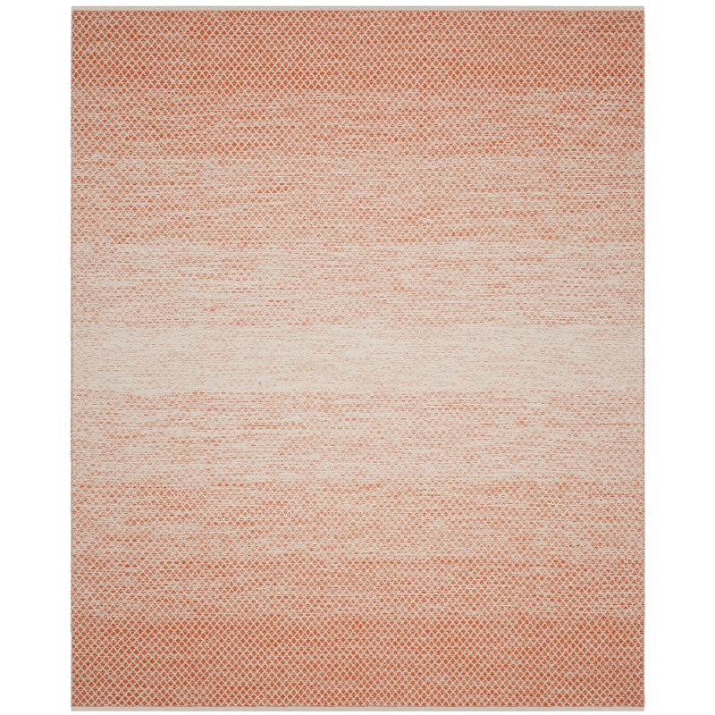 Tapis en coton tissé à la main Aitken, Rectangle 9 pi x 12 pi