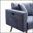 Elio Mid-Century Modern Loveseat With USB Charging, Pockets, And Plush Pillows For Comfort And Convenience