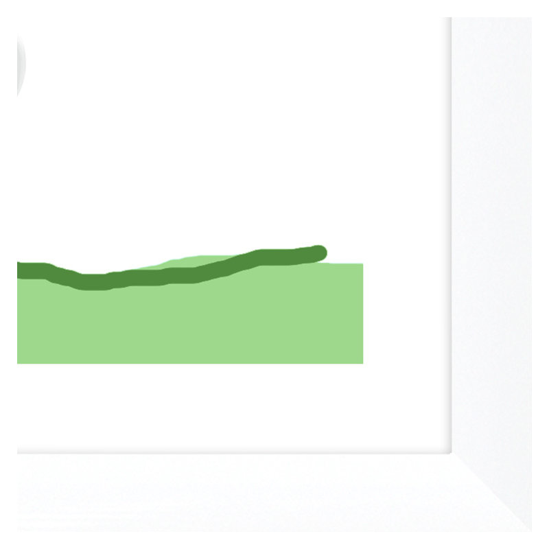 Rose Vase In Green Giclee Print by Dana Gibson, Blue/Green